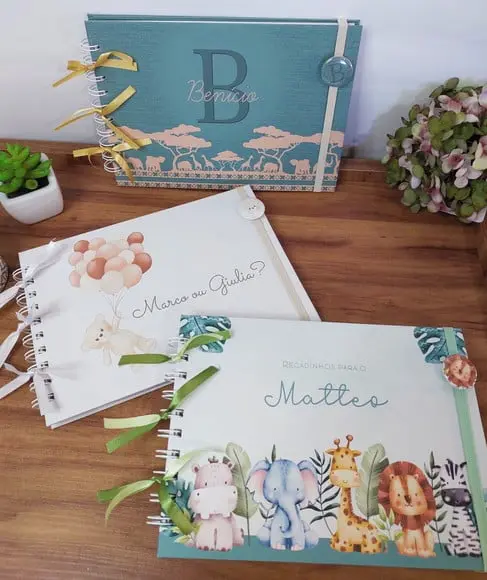 Caderno de Mensagens Menino