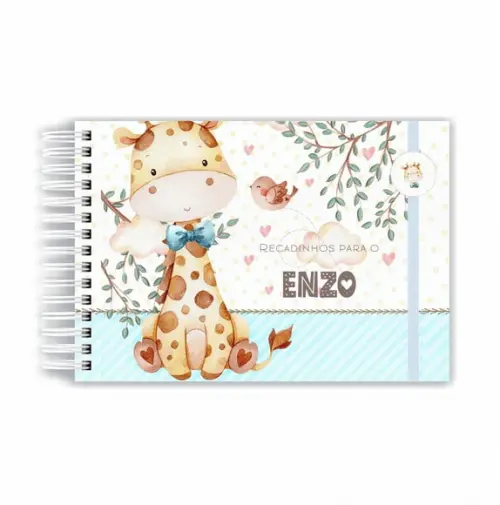 Caderno de Mensagens Girafinha