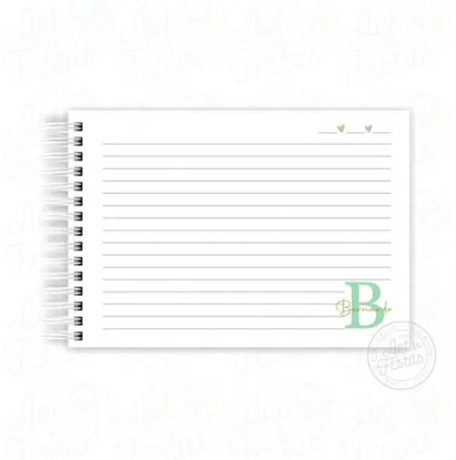 Caderno de Assinaturas e Mensagens