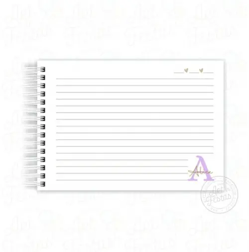 Caderno de Assinaturas e Mensagens