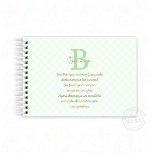 Caderno de Assinaturas e Mensagens