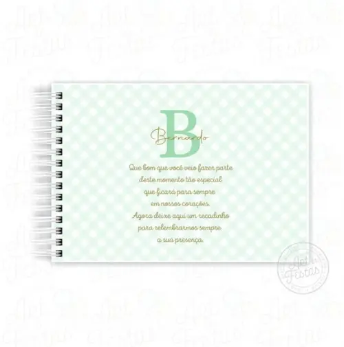 Caderno de Assinaturas e Mensagens
