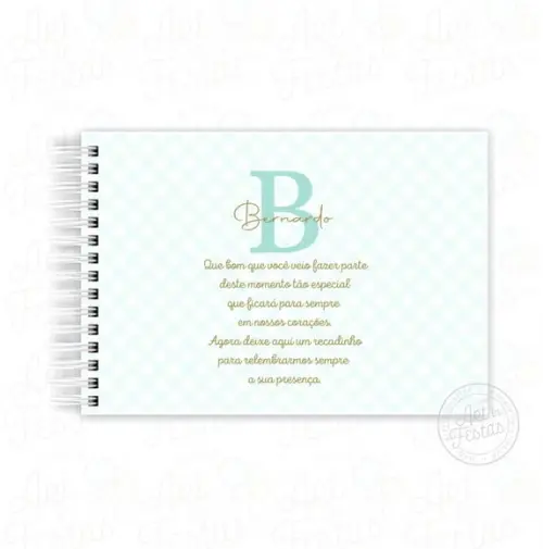 Caderno de Assinaturas e Mensagens