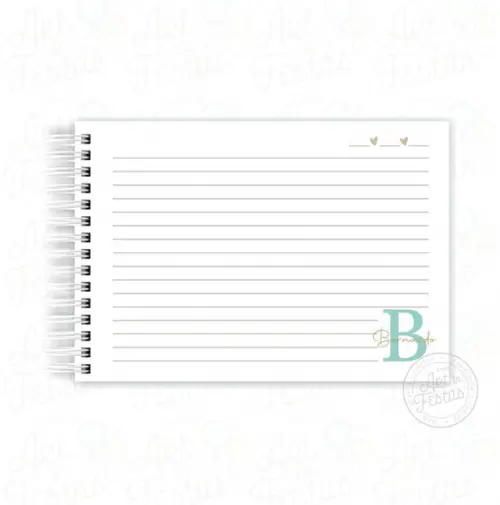 Caderno de Assinaturas e Mensagens