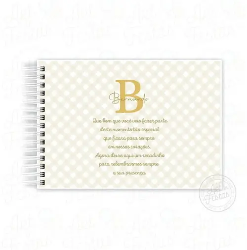 Caderno de Assinaturas e Mensagens
