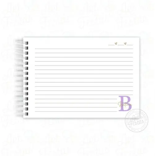 Caderno de Assinaturas e Mensagens