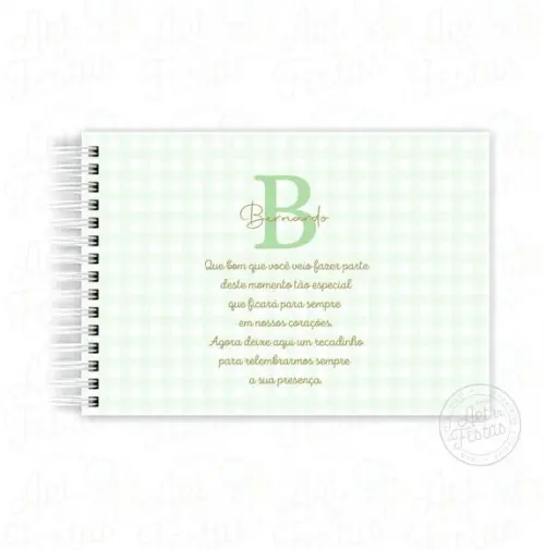 Caderno de Assinaturas e Mensagens