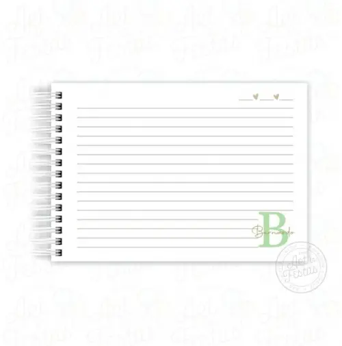Caderno de Assinaturas e Mensagens