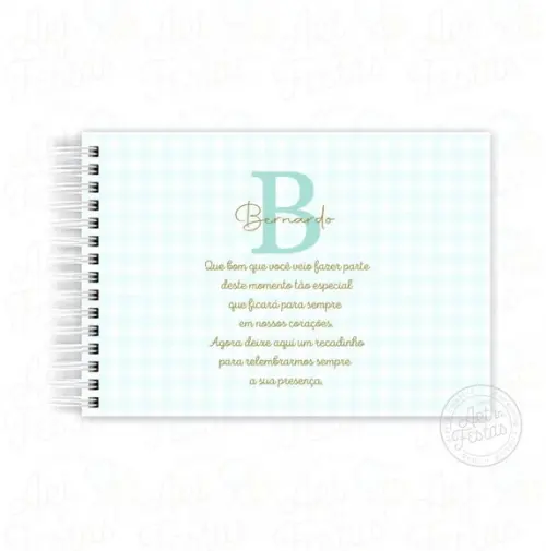 Caderno de Assinaturas e Mensagens