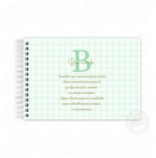 Caderno de Assinaturas e Mensagens