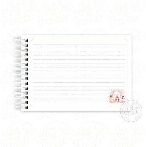 Caderno de Mensagens Fadas