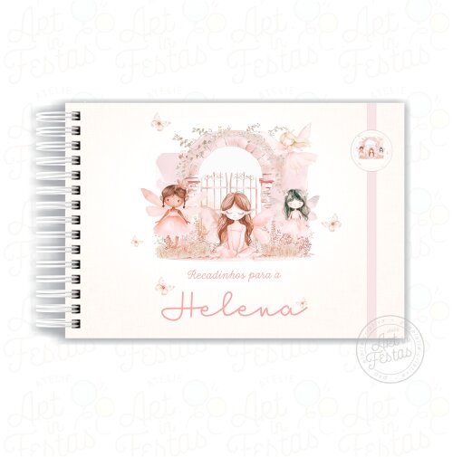 Caderno de Mensagens Fadas