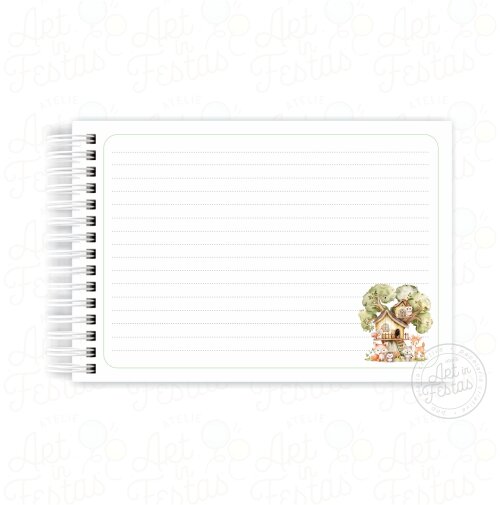Caderno de Mensagens Bosque Menino