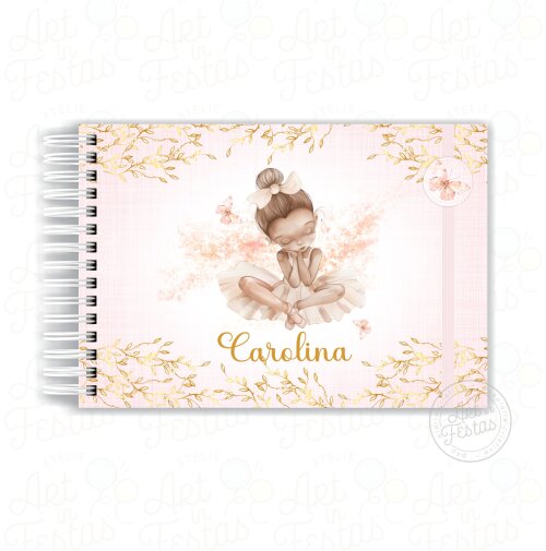 Caderno De Mensagens Bailarina