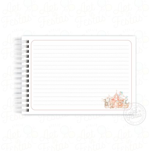 Caderno de Mensagens Circo
