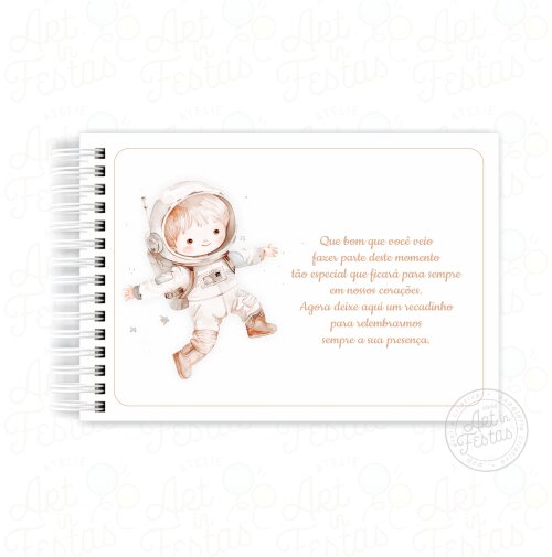 Caderno de Mensagens Astronauta