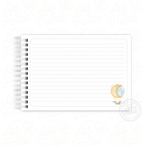 Caderno de Mensagens Balão