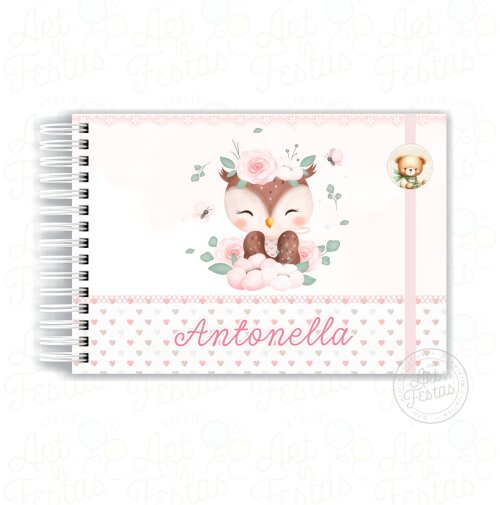 Caderno de Mensagens Corujinha