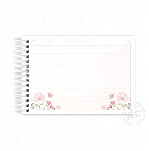 Caderno de Mensagens Arco íris