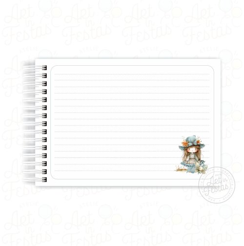 Caderno de Mensagens Bonequinha