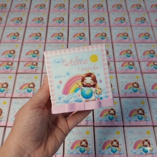 Caixinha de Promessas Kit 10 Unidades Menina