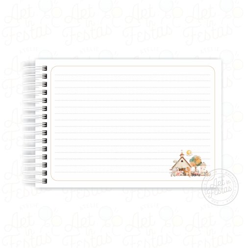 Caderno de Mensagens Fazendinha