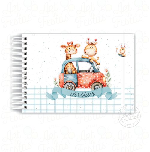 Caderno de Mensagens Girafinhas