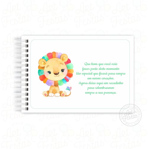 Caderno de Mensagens Leãozinho