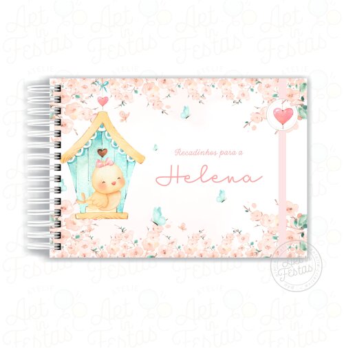 Caderno de Mensagens Jardim dos Passarinhos