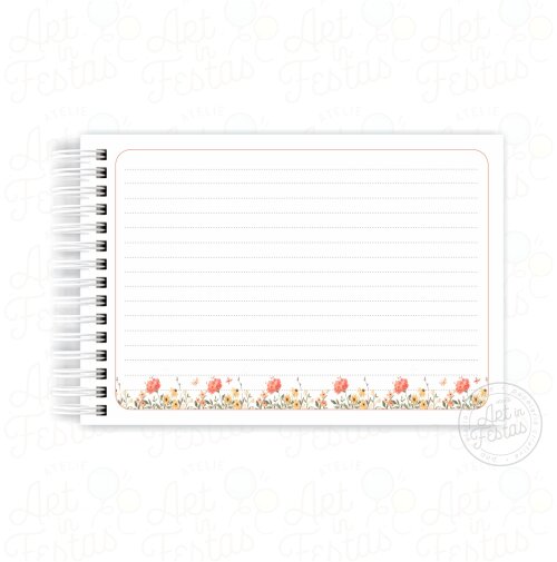 Caderno de Mensagens Fadas