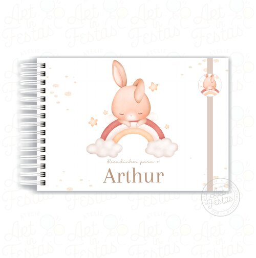 Caderno de Mensagens Coelhinho