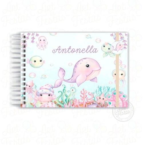 Caderno de Mensagens Fundo do Mar