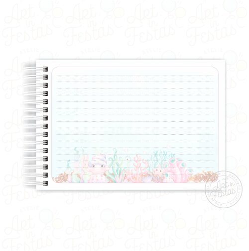 Caderno de Mensagens Fundo do Mar