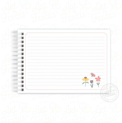 Caderno de Mensagens Arco íris