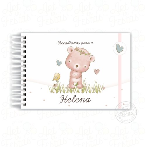 Caderno de Mensagens Ursinha