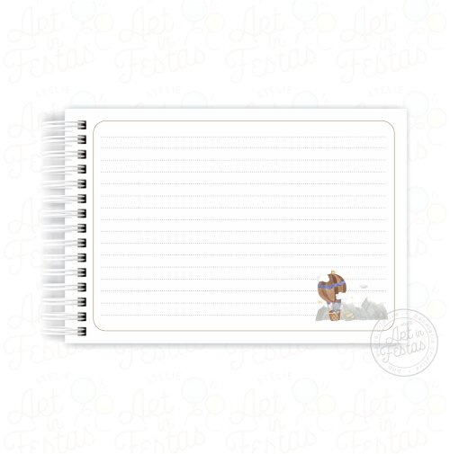 Caderno de Mensagens Ursinha