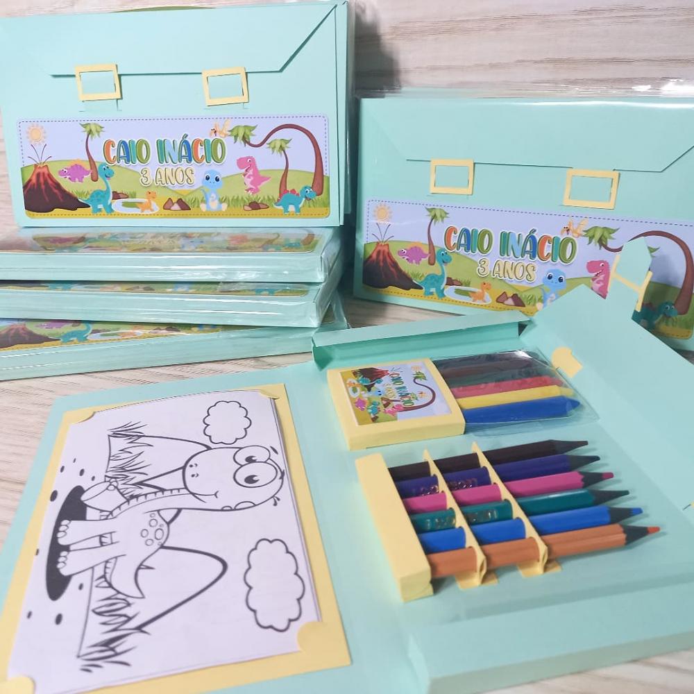 Kit Maletinha de Colorir Personalizada