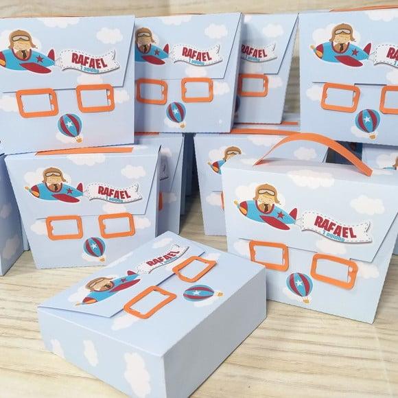 Convite Maletinha com Passaporte Baby Safari