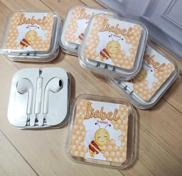 Fone de Ouvido com Fio Personalizado