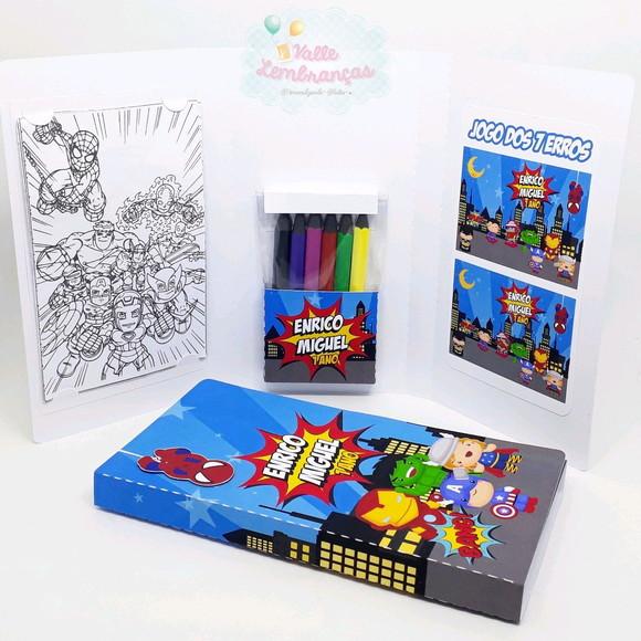 KIT Carteira de Colorir