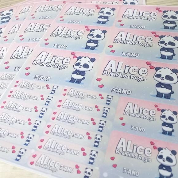 Kit Etiqueta Escolar Personalizada