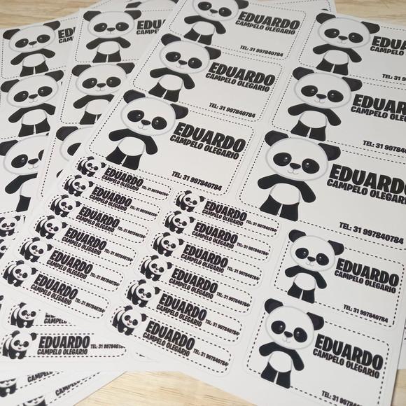 Kit Etiqueta Escolar Personalizada