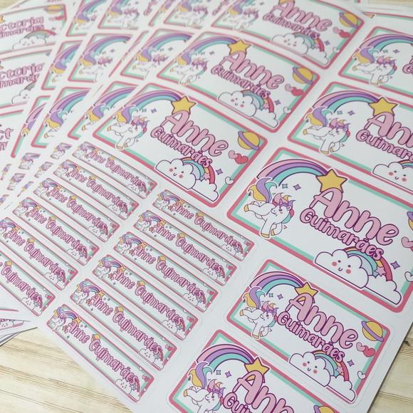 Kit Etiqueta Escolar Personalizada