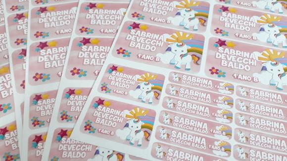 Kit Etiqueta Escolar Personalizada