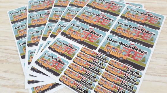 Kit Etiqueta Escolar Personalizada