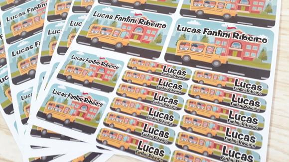 Kit Etiqueta Escolar Personalizada
