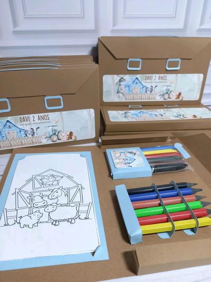 Kit Maleta de Colorir