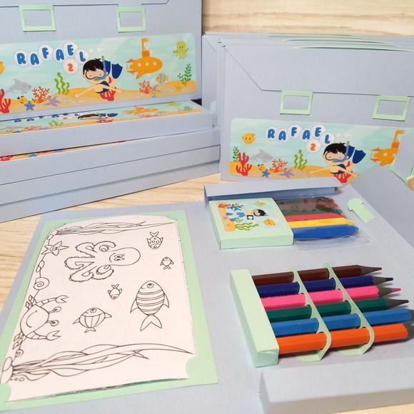 Kit Maleta de Colorir