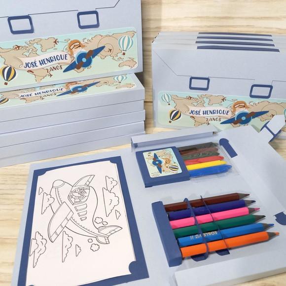 Kit Maleta de Colorir