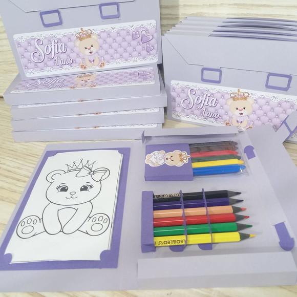 Kit Maleta De Colorir
